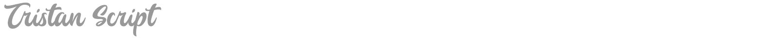 Tristan Script font preview